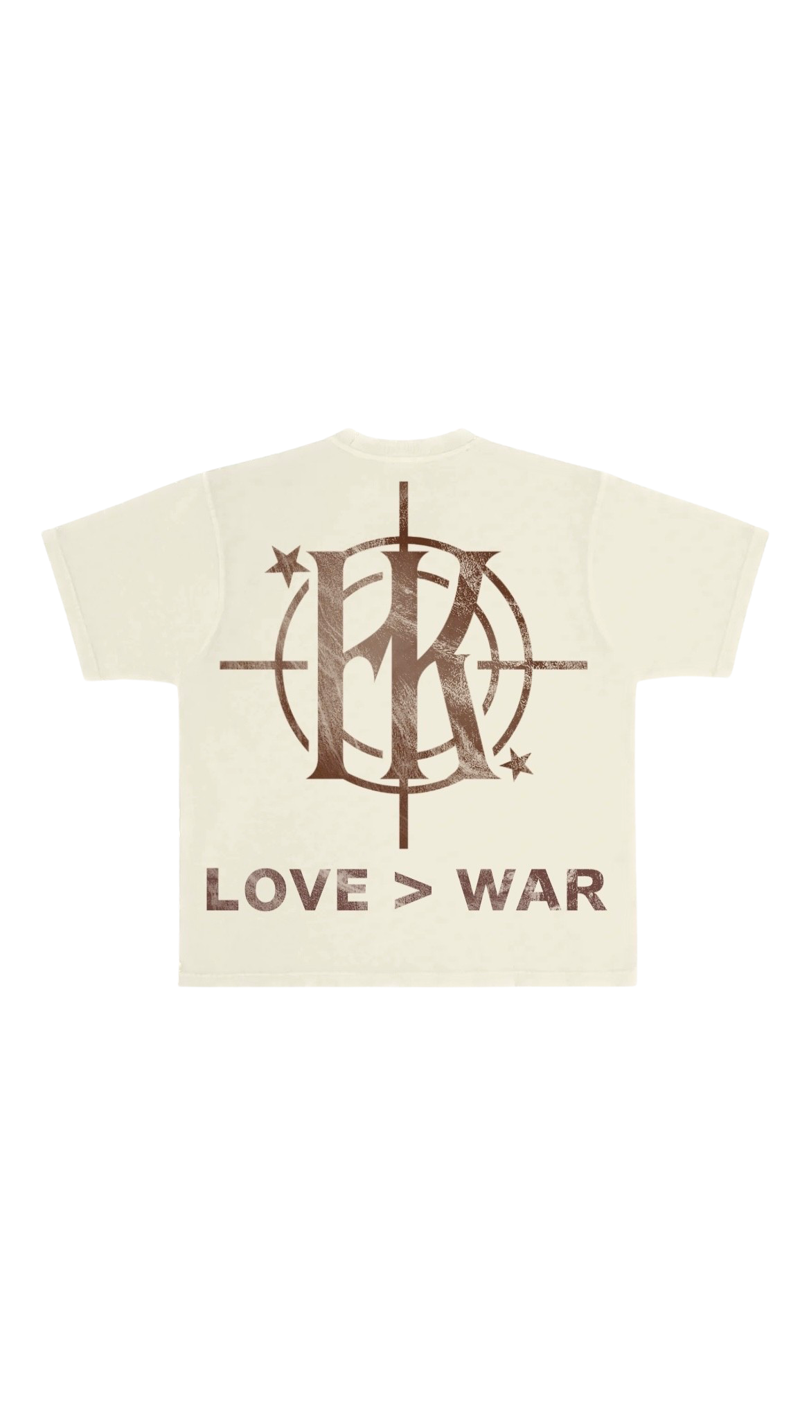 “love > war” tee